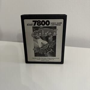 Galaga (Atari 7800, 1987) Cart Only Cleaned
